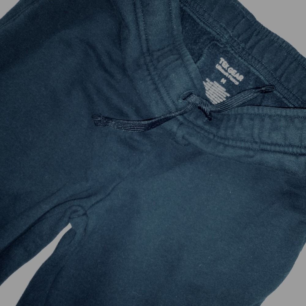 Tek Gear Kids‎ Navy Blue Fleece Lined Jogger Sweatpants Size Medium